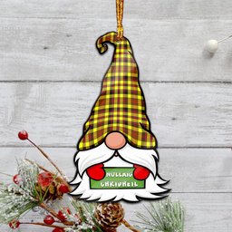 ScotsTee Shop Scottish Jardine Modern Clan Tartan Ornament Gnome Christmas Ornament with His Tartan Christmas Hat