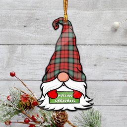 ScotsTee Shop Scottish Kerr Ancient Clan Tartan Ornament Gnome Christmas Ornament with His Tartan Christmas Hat