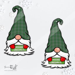 ScotsTee Shop Scottish Gayre Dress Clan Tartan Ornament Gnome Christmas Ornament with His Tartan Christmas Hat