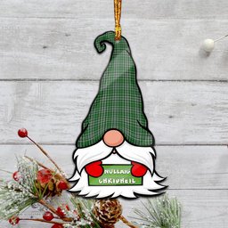 ScotsTee Shop Scottish Gayre Dress Clan Tartan Ornament Gnome Christmas Ornament with His Tartan Christmas Hat
