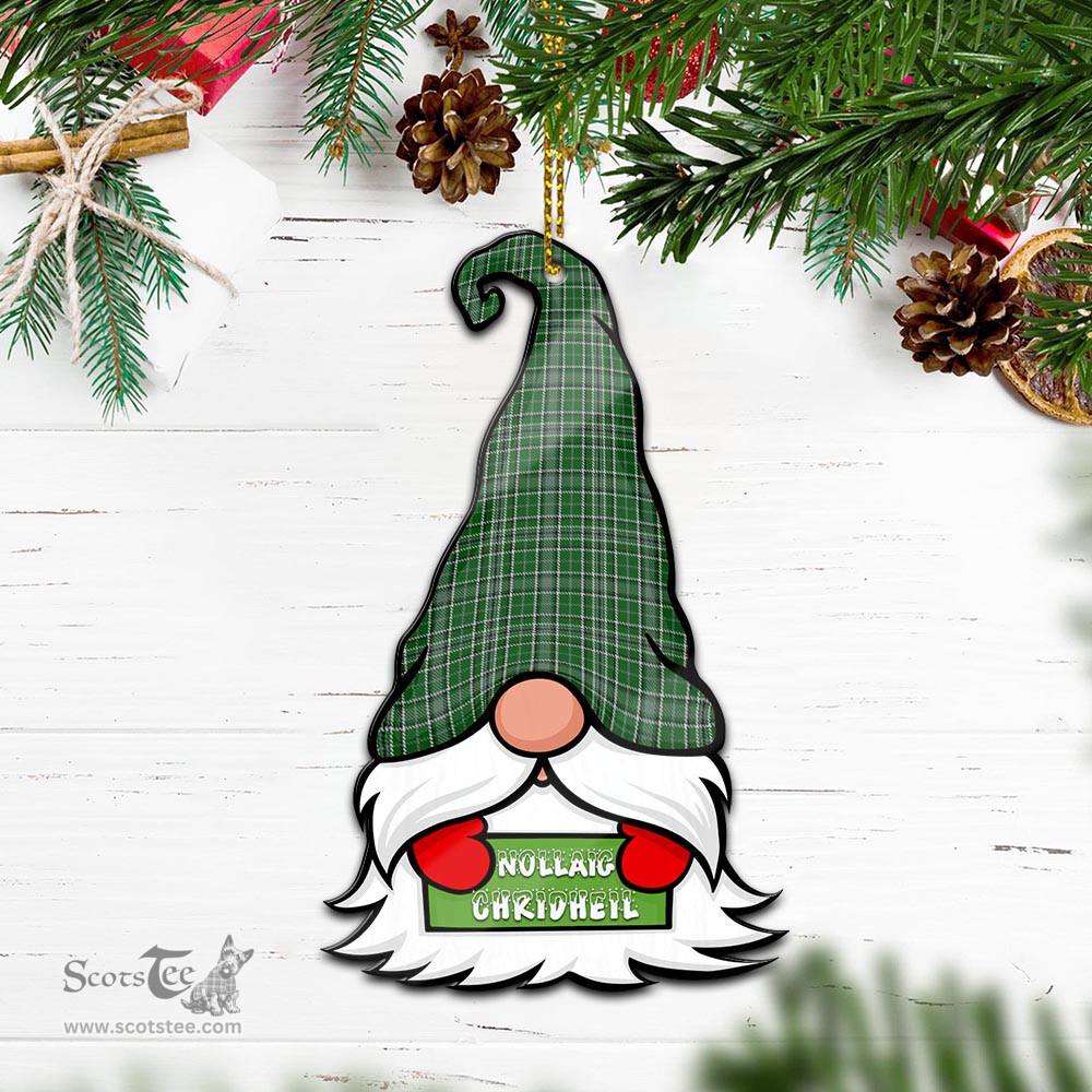 ScotsTee Shop Scottish Gayre Dress Clan Tartan Ornament Gnome Christmas Ornament with His Tartan Christmas Hat