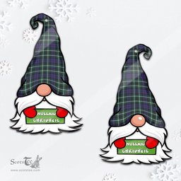 ScotsTee Shop Scottish Graham of Montrose Modern Clan Tartan Ornament Gnome Christmas Ornament with His Tartan Christmas Hat