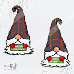 ScotsTee Shop Scottish Fraser Ancient Clan Tartan Ornament Gnome Christmas Ornament with His Tartan Christmas Hat