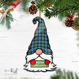 ScotsTee Shop Scottish Galbraith Ancient Clan Tartan Ornament Gnome Christmas Ornament with His Tartan Christmas Hat