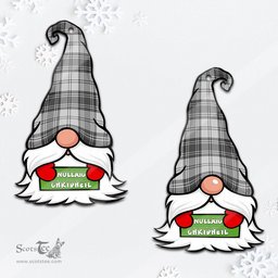 ScotsTee Shop Scottish Glendinning Clan Tartan Ornament Gnome Christmas Ornament with His Tartan Christmas Hat