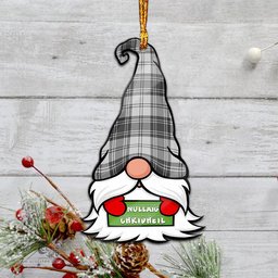 ScotsTee Shop Scottish Glendinning Clan Tartan Ornament Gnome Christmas Ornament with His Tartan Christmas Hat