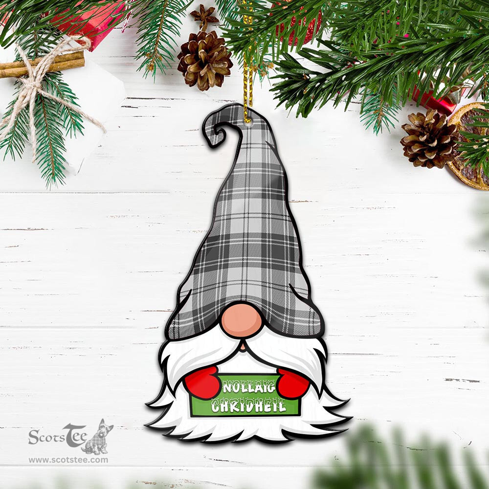 ScotsTee Shop Scottish Glendinning Clan Tartan Ornament Gnome Christmas Ornament with His Tartan Christmas Hat
