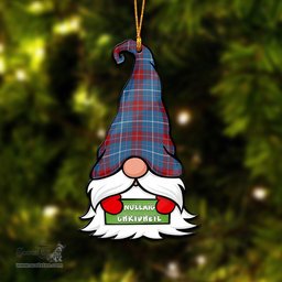 ScotsTee Shop Scottish Frame Clan Tartan Ornament Gnome Christmas Ornament with His Tartan Christmas Hat
