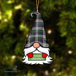 ScotsTee Shop Scottish MacCallum Dress Clan Tartan Ornament Gnome Christmas Ornament with His Tartan Christmas Hat