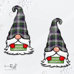 ScotsTee Shop Scottish MacCallum Dress Clan Tartan Ornament Gnome Christmas Ornament with His Tartan Christmas Hat