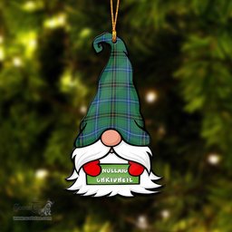 ScotsTee Shop Scottish Henderson Ancient Clan Tartan Ornament Gnome Christmas Ornament with His Tartan Christmas Hat