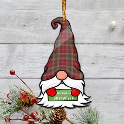 ScotsTee Shop Scottish Lindsay Weathered Clan Tartan Ornament Gnome Christmas Ornament with His Tartan Christmas Hat