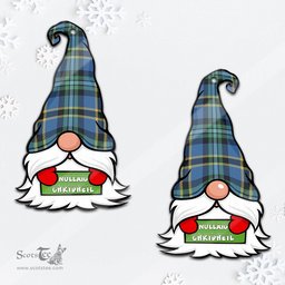 ScotsTee Shop Scottish Hope Ancient Clan Tartan Ornament Gnome Christmas Ornament with His Tartan Christmas Hat