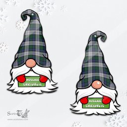 ScotsTee Shop Scottish Graham Dress Clan Tartan Ornament Gnome Christmas Ornament with His Tartan Christmas Hat