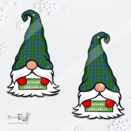 ScotsTee Shop Scottish Johnstone Clan Tartan Ornament Gnome Christmas Ornament with His Tartan Christmas Hat