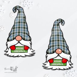 ScotsTee Shop Scottish Henderson Dress Clan Tartan Ornament Gnome Christmas Ornament with His Tartan Christmas Hat