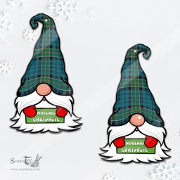 ScotsTee Shop Scottish Kirkpatrick Clan Tartan Ornament Gnome Christmas Ornament with His Tartan Christmas Hat