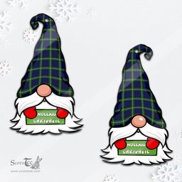 ScotsTee Shop Scottish Lamont Modern Clan Tartan Ornament Gnome Christmas Ornament with His Tartan Christmas Hat