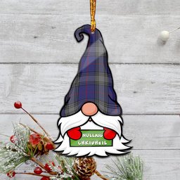 ScotsTee Shop Scottish Kinnaird Clan Tartan Ornament Gnome Christmas Ornament with His Tartan Christmas Hat