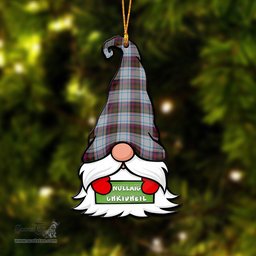 ScotsTee Shop Scottish MacDonald Dress Ancient Clan Tartan Ornament Gnome Christmas Ornament with His Tartan Christmas Hat