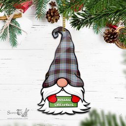 ScotsTee Shop Scottish MacDonald Dress Ancient Clan Tartan Ornament Gnome Christmas Ornament with His Tartan Christmas Hat
