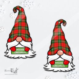 ScotsTee Shop Scottish Lennox Modern Clan Tartan Ornament Gnome Christmas Ornament with His Tartan Christmas Hat