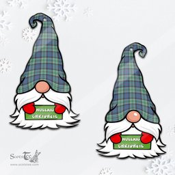ScotsTee Shop Scottish Leslie Hunting Ancient Clan Tartan Ornament Gnome Christmas Ornament with His Tartan Christmas Hat