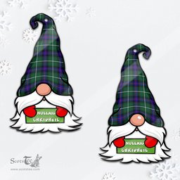 ScotsTee Shop Scottish MacDonald of the Isles Hunting Modern Clan Tartan Ornament Gnome Christmas Ornament with His Tartan Christmas Hat
