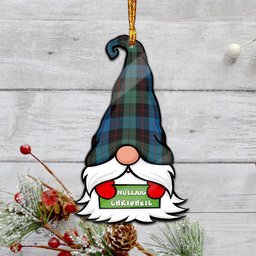 ScotsTee Shop Scottish Guthrie Clan Tartan Ornament Gnome Christmas Ornament with His Tartan Christmas Hat