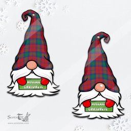 ScotsTee Shop Scottish Fotheringham Clan Tartan Ornament Gnome Christmas Ornament with His Tartan Christmas Hat