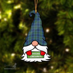 ScotsTee Shop Scottish Keith Clan Tartan Ornament Gnome Christmas Ornament with His Tartan Christmas Hat