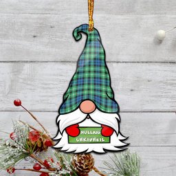 ScotsTee Shop Scottish Graham of Montrose Ancient Clan Tartan Ornament Gnome Christmas Ornament with His Tartan Christmas Hat
