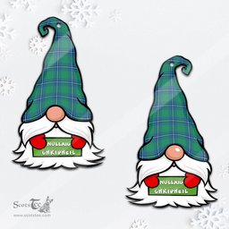 ScotsTee Shop Scottish Irvine Ancient Clan Tartan Ornament Gnome Christmas Ornament with His Tartan Christmas Hat
