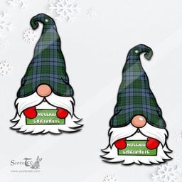 ScotsTee Shop Scottish Forsyth Clan Tartan Ornament Gnome Christmas Ornament with His Tartan Christmas Hat