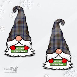 ScotsTee Shop Scottish Gayre Hunting Clan Tartan Ornament Gnome Christmas Ornament with His Tartan Christmas Hat