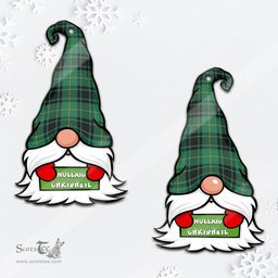 ScotsTee Shop Scottish MacArthur Ancient Clan Tartan Ornament Gnome Christmas Ornament with His Tartan Christmas Hat