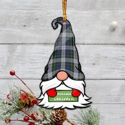 ScotsTee Shop Scottish Gordon Dress Clan Tartan Ornament Gnome Christmas Ornament with His Tartan Christmas Hat