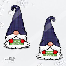 ScotsTee Shop Scottish Payne Clan Tartan Ornament Gnome Christmas Ornament with His Tartan Christmas Hat