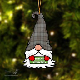 ScotsTee Shop Scottish Outlander Fraser Clan Tartan Ornament Gnome Christmas Ornament with His Tartan Christmas Hat