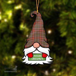 ScotsTee Shop Scottish MacKintosh Hunting Weathered Clan Tartan Ornament Gnome Christmas Ornament with His Tartan Christmas Hat