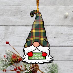 ScotsTee Shop Scottish MacMillan Old Modern Clan Tartan Ornament Gnome Christmas Ornament with His Tartan Christmas Hat