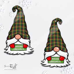 ScotsTee Shop Scottish MacMillan Ancient Clan Tartan Ornament Gnome Christmas Ornament with His Tartan Christmas Hat