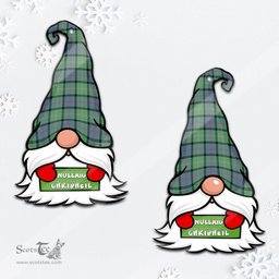 ScotsTee Shop Scottish MacThomas Ancient Clan Tartan Ornament Gnome Christmas Ornament with His Tartan Christmas Hat