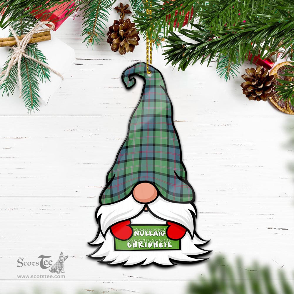 ScotsTee Shop Scottish MacThomas Ancient Clan Tartan Ornament Gnome Christmas Ornament with His Tartan Christmas Hat