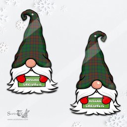 ScotsTee Shop Scottish Matheson Hunting Highland Clan Tartan Ornament Gnome Christmas Ornament with His Tartan Christmas Hat