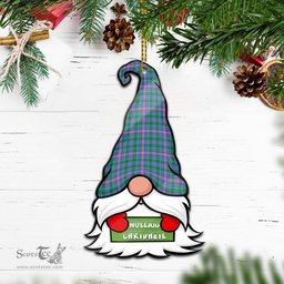 ScotsTee Shop Scottish Pitcairn Hunting Clan Tartan Ornament Gnome Christmas Ornament with His Tartan Christmas Hat
