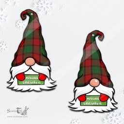 ScotsTee Shop Scottish MacPhail Clan Tartan Ornament Gnome Christmas Ornament with His Tartan Christmas Hat