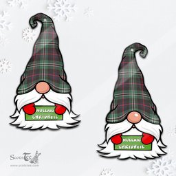 ScotsTee Shop Scottish Rollo Hunting Clan Tartan Ornament Gnome Christmas Ornament with His Tartan Christmas Hat