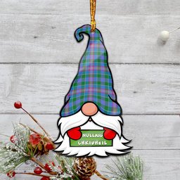 ScotsTee Shop Scottish Ralston Clan Tartan Ornament Gnome Christmas Ornament with His Tartan Christmas Hat
