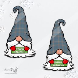 ScotsTee Shop Scottish McKerrell of Hillhouse Dress Clan Tartan Ornament Gnome Christmas Ornament with His Tartan Christmas Hat